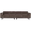 378657 T 01 VS BP Statement 4 zits bank 280 cm platte brede rib taupe PS EA
