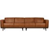 378657 09 01 VS BP Statement 4 zits bank 280cm eco leer cognac EA
