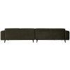 378656 156 03 VS BP Statement xl 4 zits bank 360 cm velvet warm groen AK1