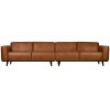 378656 09 01 VS BP Statement XL 4 zits bank 372cm eco leer cognac PS EA