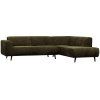 378655 W 02 VS BP Statement hoekbank rechts platte brede rib warm groen PS