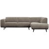 378655 L 01 VS BPH Statement hoekbank rechts platte brede rib clay PS EA