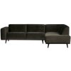 378655 156 01 VS BP Statement hoekbank rechts velvet warm groen EA