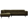 378652 W 01 VS BPH Statement hoekbank links platte brede rib warm groen