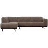 378652 T 01 VS BPH Statement hoekbank links platte brede rib taupe EA