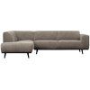 378652 L 01 VS BPH Statement hoekbank links platte brede rib clay PS