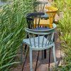 378634 A 378634 J 378634 Z 378634 O 02 SF FA Bliss tuinstoel met spijlen kunststof VIERKANT