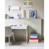 400479 M 377154 G 01 SF VT Basic bureau grenen mist Force eetkamerstoel boucle grijs