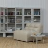 377074 Z 200181 M 02 SF BL Pepper fauteuil zand Bonk vitrinekast Sasha bijzet