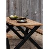 376036 N 01 SF Tablo outdoor picnicktafel ayous naturel x poot metaal DETAIL