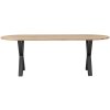 376030 A 01 VS FA Tablo tafel ovaal 220x90 cm eiken Alkmaar poot