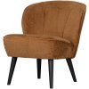 375690 TC 02 VS FA Sara fauteuil structure velvet cognac EA