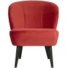 375690 P 01 VS FA Sara fauteuil fluweel raspberry