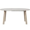 373786 S 01 VS WE Lange Jan uitschuifbare eettafel rond eiken sydney