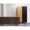 373471 EV 373474 B 373474 Z 01 SF FA New gravure dressoir espresso 200cm New gravure hoge kast eiken en grenen zwart