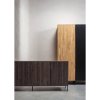 373471 EV 373474 B 373474 Z 02 SF FA New gravure dressoir espresso 200cm New gravure hoge kast eiken en grenen zwart