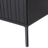 373472 Z 02 VS WE New Gravure tv meubel 100cm grenen zwart detail