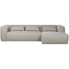 373389 G 01 VS WE Bean hoekbank rechts incl kussens lichtgrijs gemeleerd EA