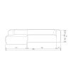373388 Z 373388 T 373388 M 373388 G 373388 D 50 BT Bean corner sofa left