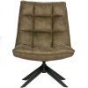 373303 G 01 VS FA Jouke draai fauteuil kunstleer groen