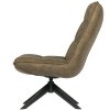 373303 G 03 VS FA Jouke draai fauteuil kunstleer groen