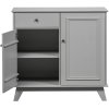 340817 G 05 VS FA Lily commode warm grijs