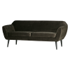 340451 G 02 VS Rocco bank 187cm velvet warmgroen FA