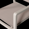 500013 Z 02 VS EXT Fowl eetstoel aluminium textileen zand detail
