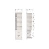 BOLD BOOKCASE PINE SNOW WHITE