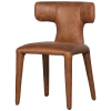 801420 B 02 VS BPH Permit eetkamerstoel leerlook cognac SA
