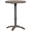 377446 B 02 VS FA Jeppe hoogte verstelbare bartafel tuin aluminium grijs SA