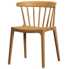 378634 CM 02 VS FA Bliss tuinstoel met spijlen wood fiber caramel melange SA