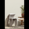 378634 WM 378634 BM 01 Bliss tuinstoel met spijlen white bruin melange