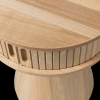 375058 N 01 VS FA Karri nachtkastje rond hout naturel detail