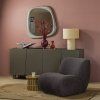 377898 CA 377789 H 02 SF Nomu chenille antraciet Plu honinggeel vierkant