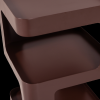 377759 P 02 VS ES Riv bijzettafel nachtkastje metaal paars bruin detail