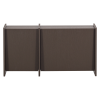 377892 MI 01 VS Brock tv meubel 102cm essen fineer middenbruin F1