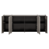377893 WG 03 VS Brock dressoirs 200cm essen fineer warmgrijs F3