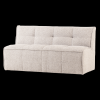 400561 SB 02 VS VT Cluster eetbankje met rugleuning boucle zand beige FA