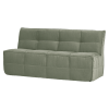 400561 PG 02 VS VT Cluster eetbankje met rugleuning velvet pistache groen FA