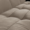 400561 WT 04 VS VT Cluster eetbankje met rugleuning velvet warm taupe C1