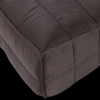 400561 CB 05 VS VT Cluster eetbankje met rugleuning velvet chocolade bruin C2