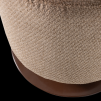 377830 B 02 VS ES Islen poef met draaivoet boucle bruin C1