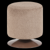 377830 B 01 VS ES Islen poef met draaivoet boucle bruin F1