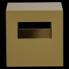 400554 H 01 VS VT Modern bijzettafel MDF hout hoogglans honinggeel F1