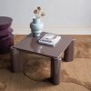 377821 D 377803 L 01 SF Tiven salontafel hoogglans donkerbruin Auri vaas vierkant