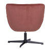 374196 R 04 Wibo draaifauteuil mat velvet bruinrood fsc B1