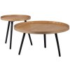 375431 N 377221 N 01 VS FA Mesa bijzettafel L M hout naturel