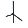 Estepona Counter Chair - stolička za pultom, opierka z jaseňového dreva, hnedé sedadlo s čiernymi nohami HN1269