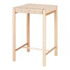Abano Counter Chair - stolička s prírodným prúteným sedadlom, topoľové drevo, prírodná farba